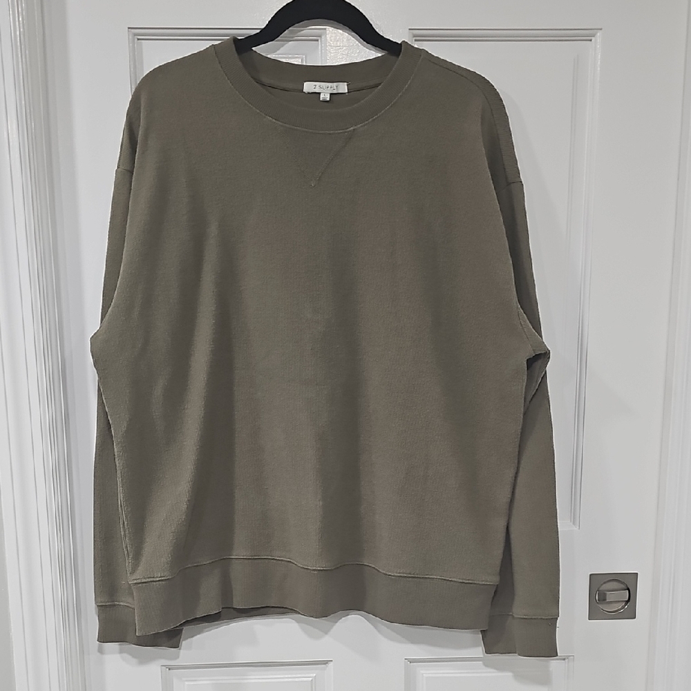 Z Supply Khaki Sweatshirt